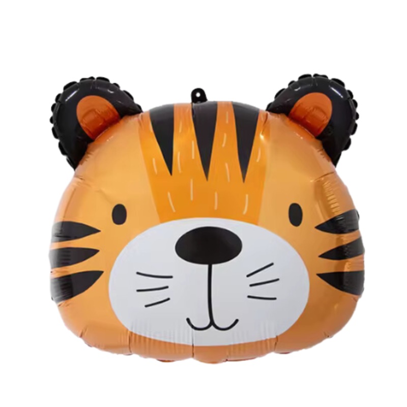 22" Tiger Head Foil Balloon Brand Colour Wheel Value Line