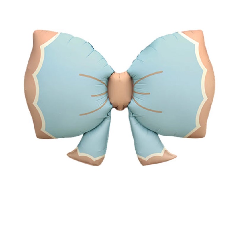 36" Matte Blue Bows Bowknot Foil Balloon