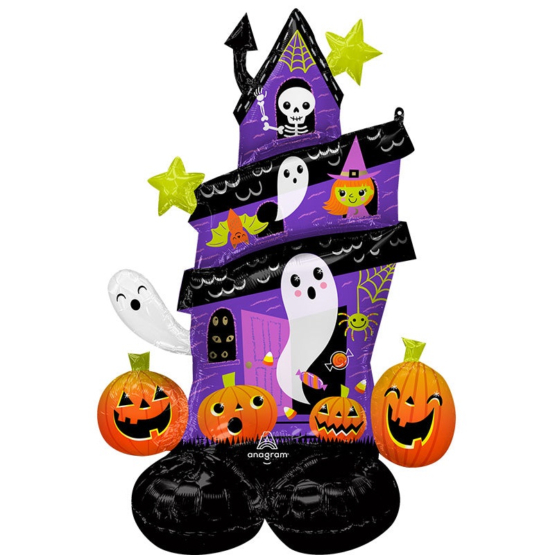 50" Halloween Haunted House Airloonz Consumer Inflatable Foil Balloon