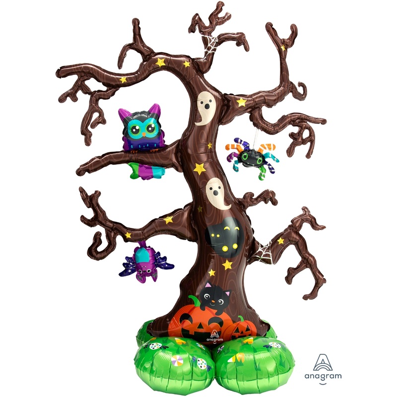 62" Airfill Only Airloonz Consumer Inflatable Creepy Tree Foil Balloon
