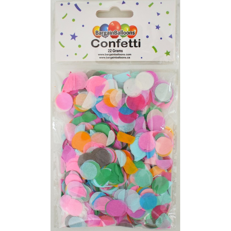 Balloon Confetti Dots 22 Grams Tissue Assorted color 1.5CM-Round