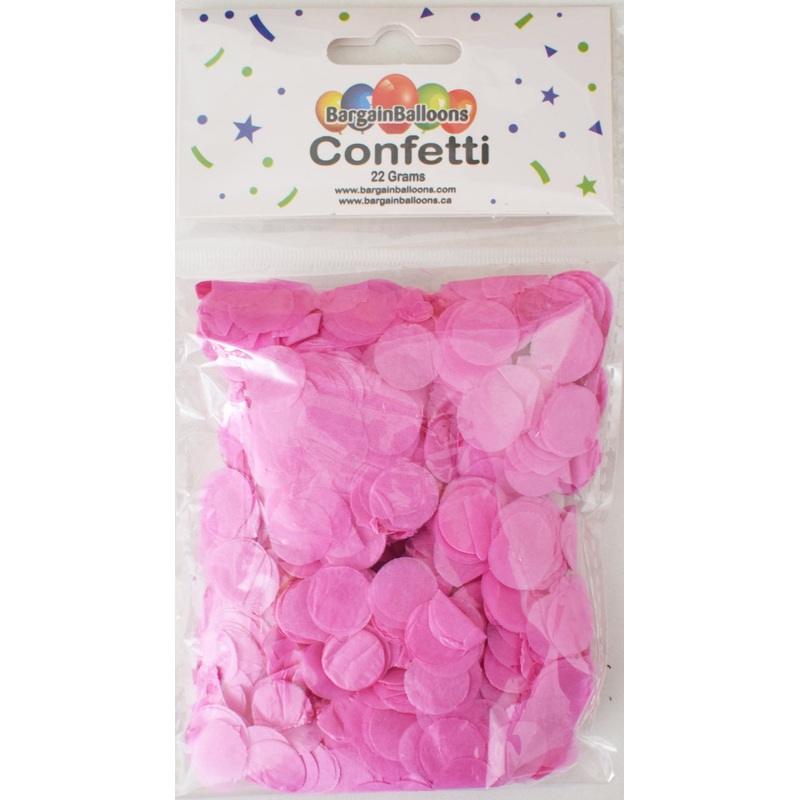 Balloon Confetti Dots 22 Grams Tissue Fuchsia 1.5CM-Round