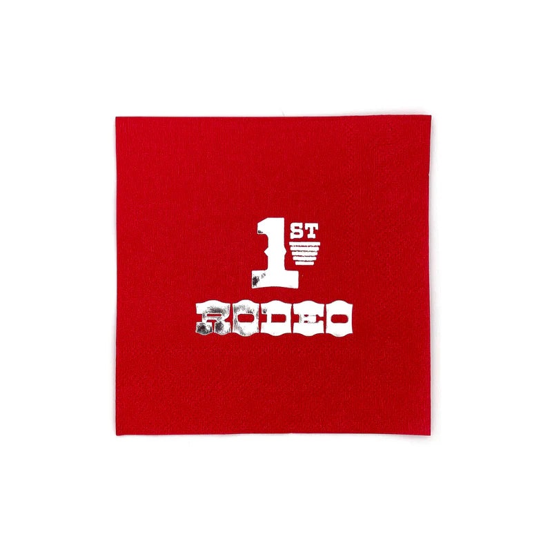 1st Rodeo Cocktail Napkins