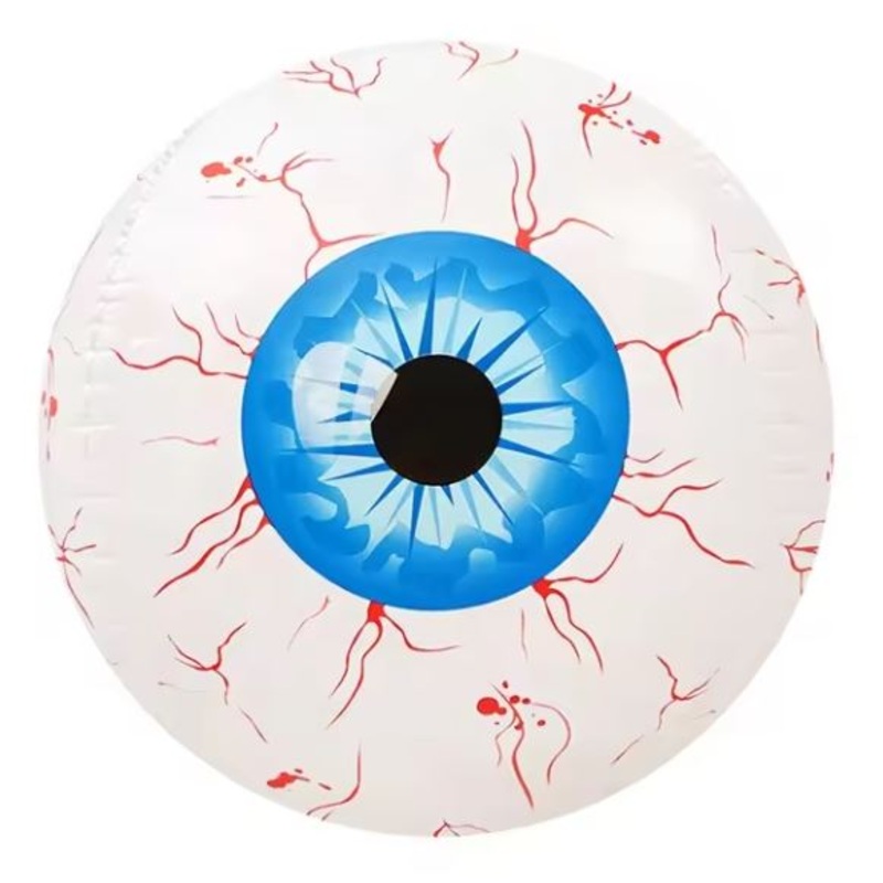 22" Blue Eyeball Plastic Balloon