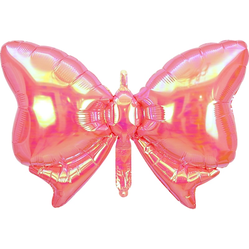 29" Airfill Only Iridescent Pink Bowknot Balloon