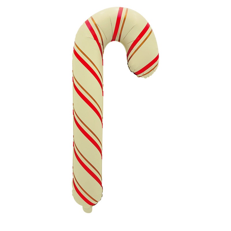 32" Matte Candy Cane Foil Balloon