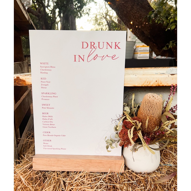 Custom A4 Printed Sign