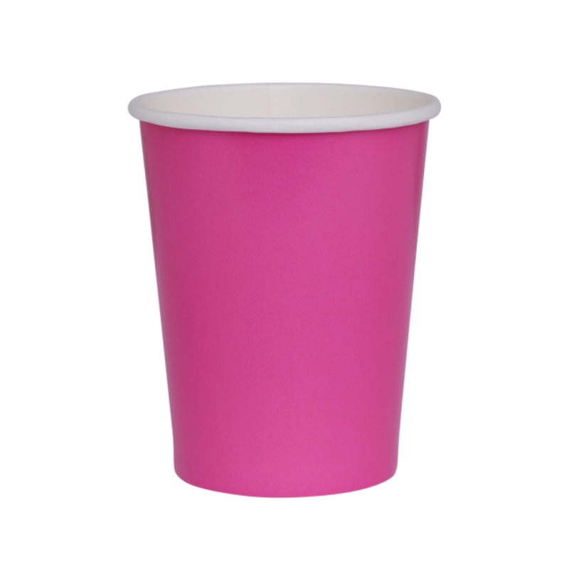 Flamingo Pink Cups 20pk