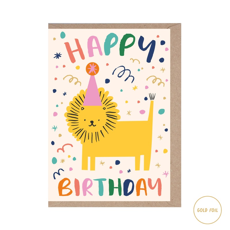 Happy Birthday Tiger - Birthday Card