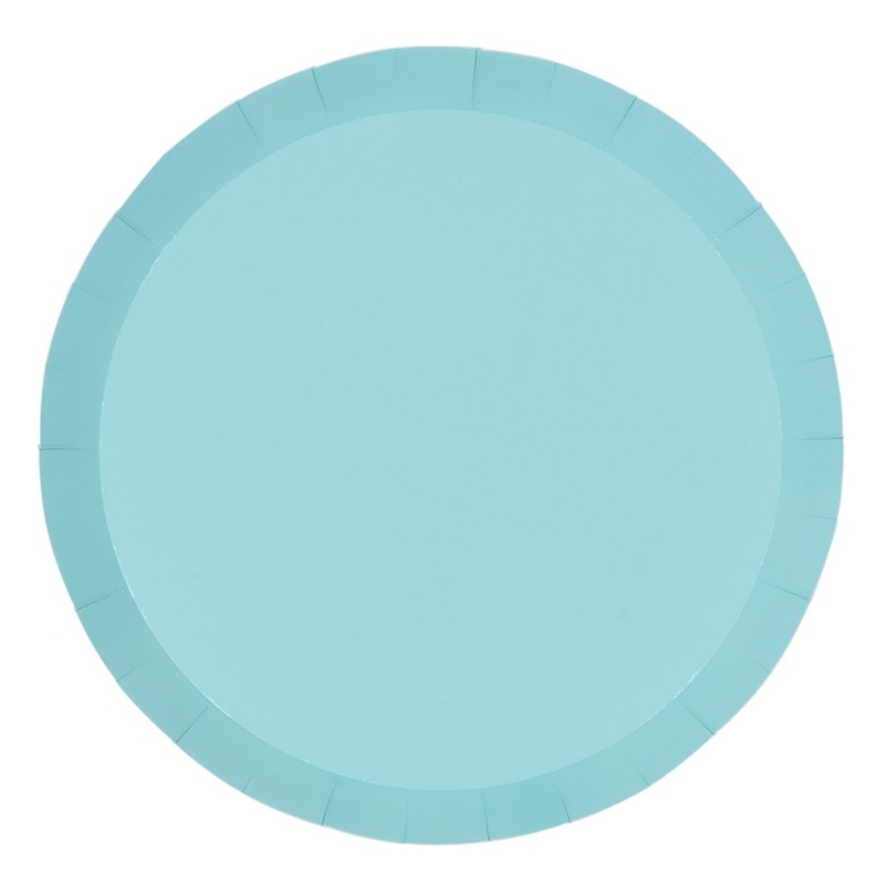 Pastel Blue Dinner Plates 20pk