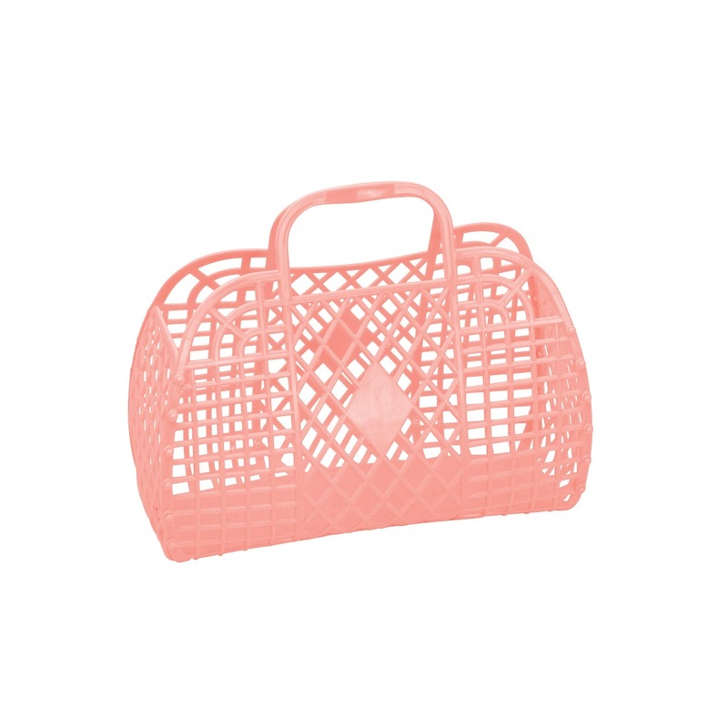 Peach Sunjellies Retro Basket - Small