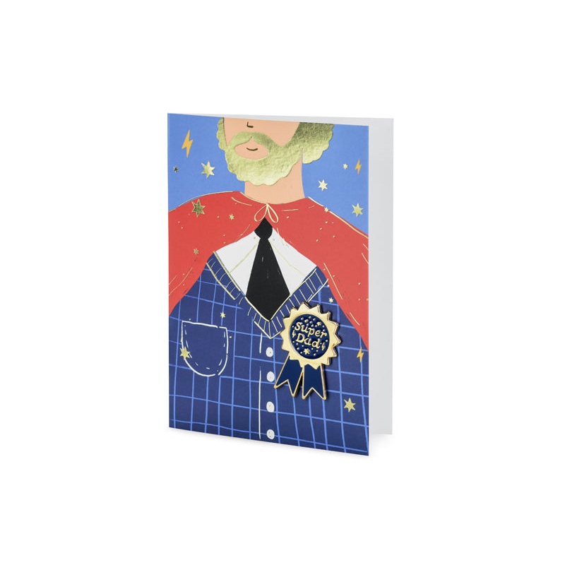 Super Dad Card with Pin