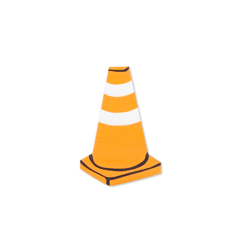 Under Construction Witches Hat Napkins