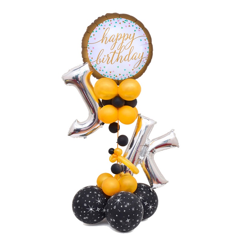 2 Letter Birthday Arrangement