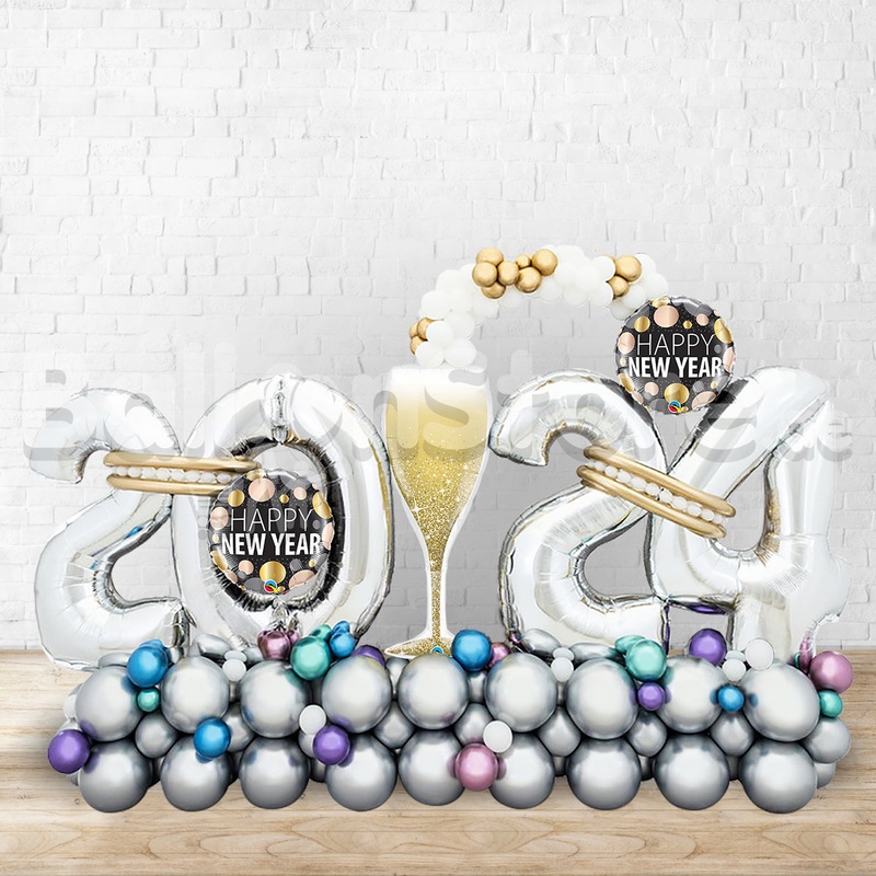 2024 Celebration New Year  Balloon Arrangement  - 3DAYS NOTICE - Not Possible For Delivery