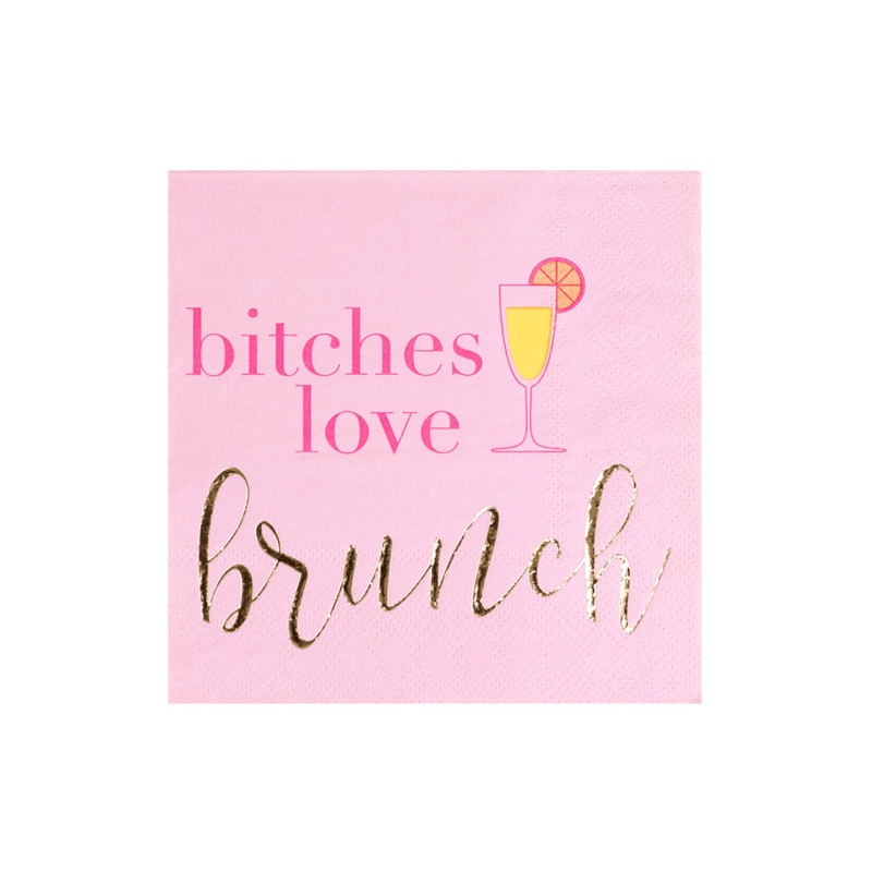 Bitches Love Brunch Cocktail Napkins