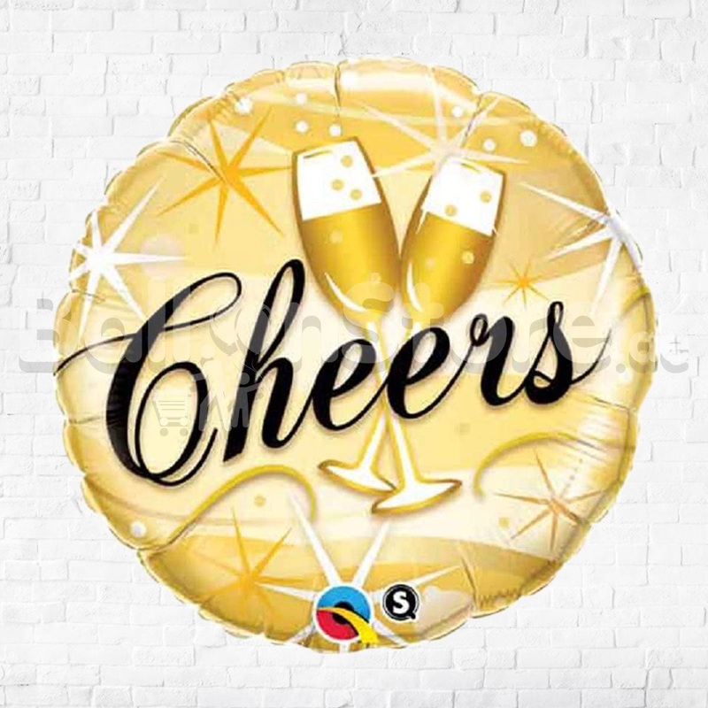 Cheers Star Burst Foil Balloons 18inches