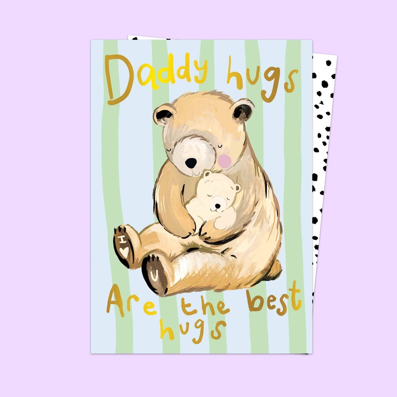 Daddy Bear Hugs Card
