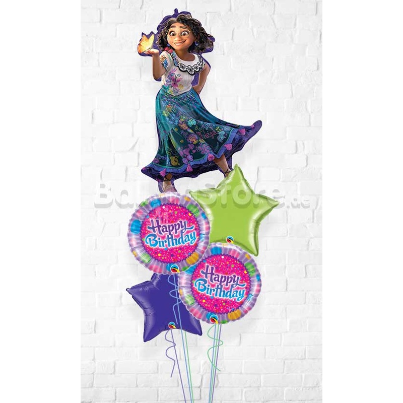 Disney Encanto - Maribel Birthday Sprinkles & Sparkles Star Balloon Bouquet