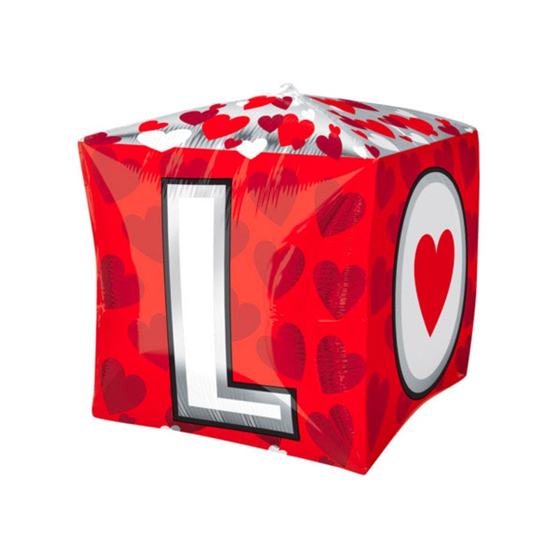 L-O-V-E CUBEZ Foil Balloons