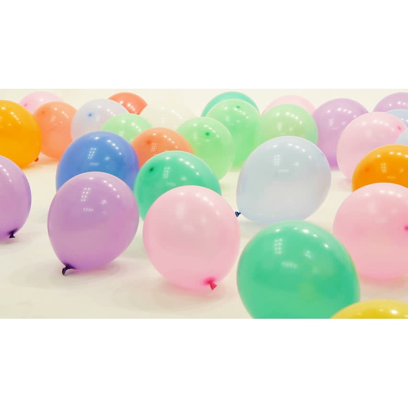 Loose Air Balloons - 11inches AIR INFLATED per piece (Non-Helium/ NON-FLYING)