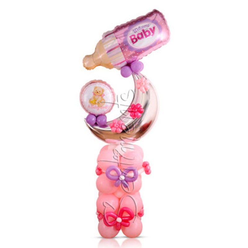 Moon bottle arrangement.