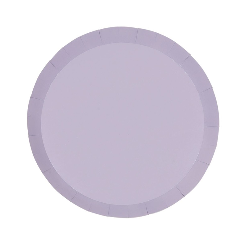 Pastel Lilac Snack Plates 20pk
