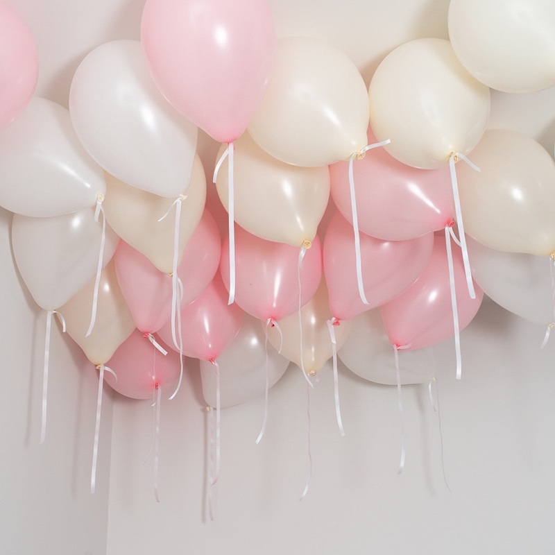 Pink Daisy Theme Helium Balloons - 25count