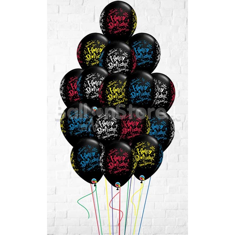 15 Birthday! Blast Wrap Balloon Bouquet