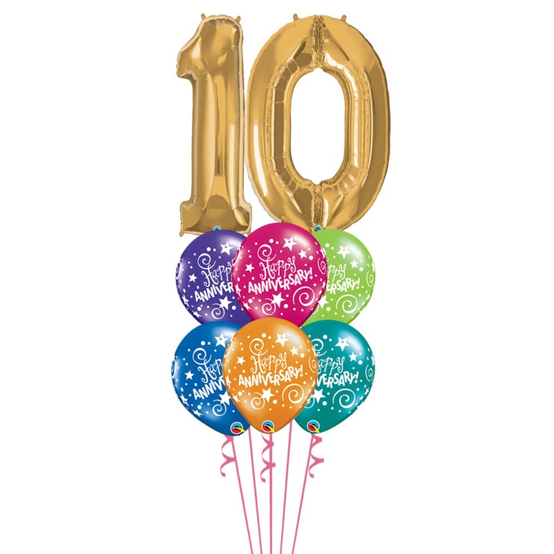 Any Two Digit Anniversary Balloons