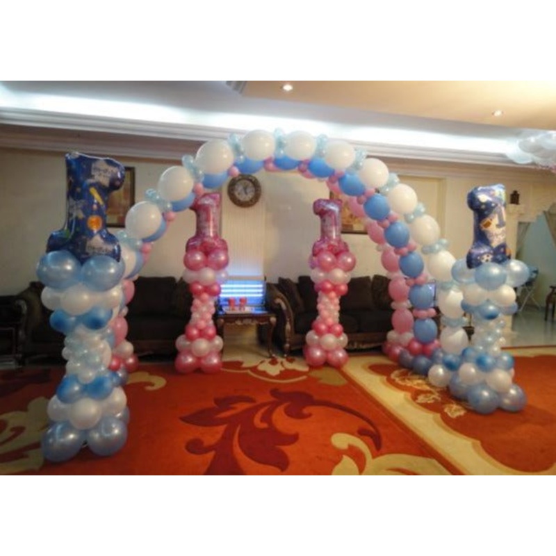 Balloon Arch with Linking Balloon Arch