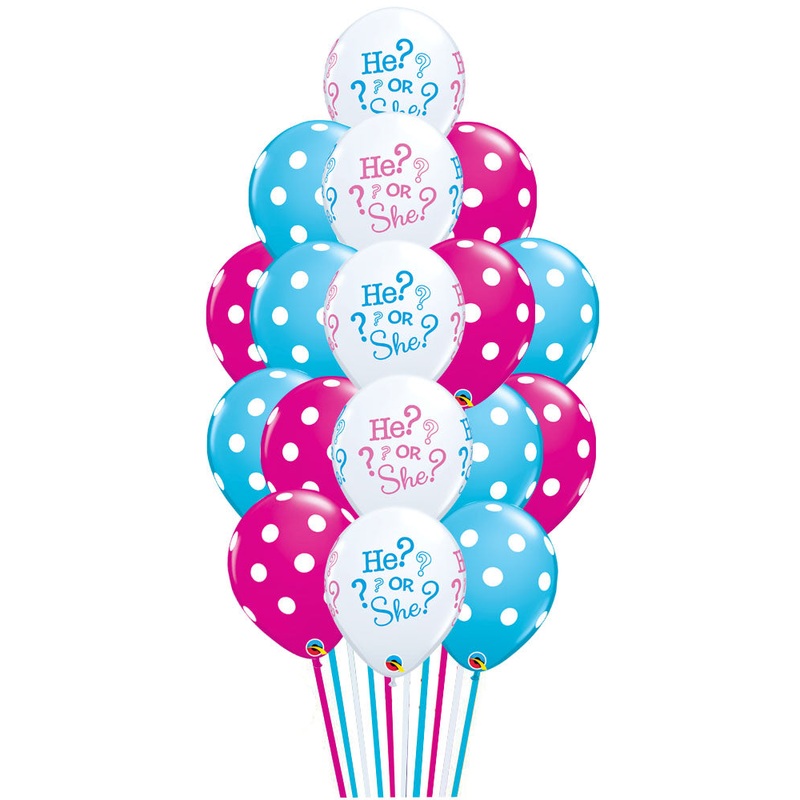 He or She Balloons With weight