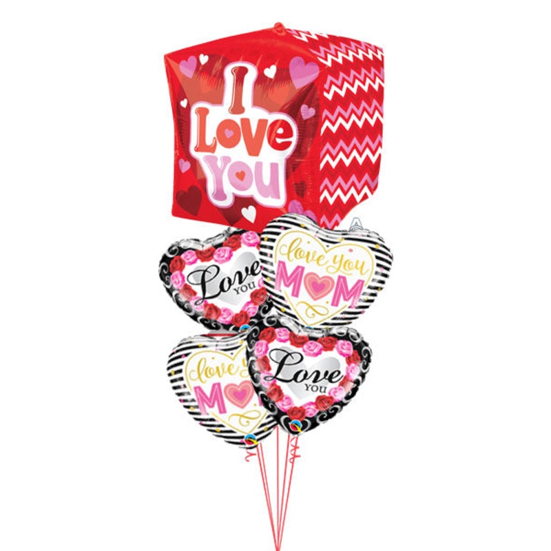 Love and Hugs Balloons for Mom.