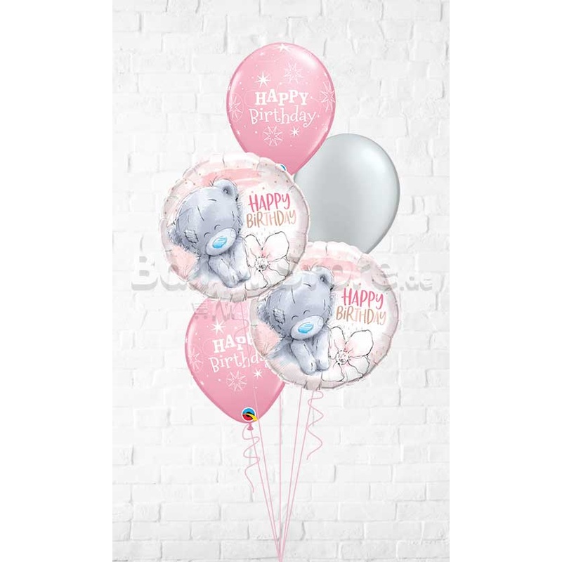Me to You - Tatty Teddy Pink Sparkle Birthday Flower Balloon Bouquet