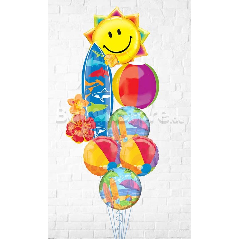 Surf Summer Beach Get-Away All Foil Balloon Bouquet