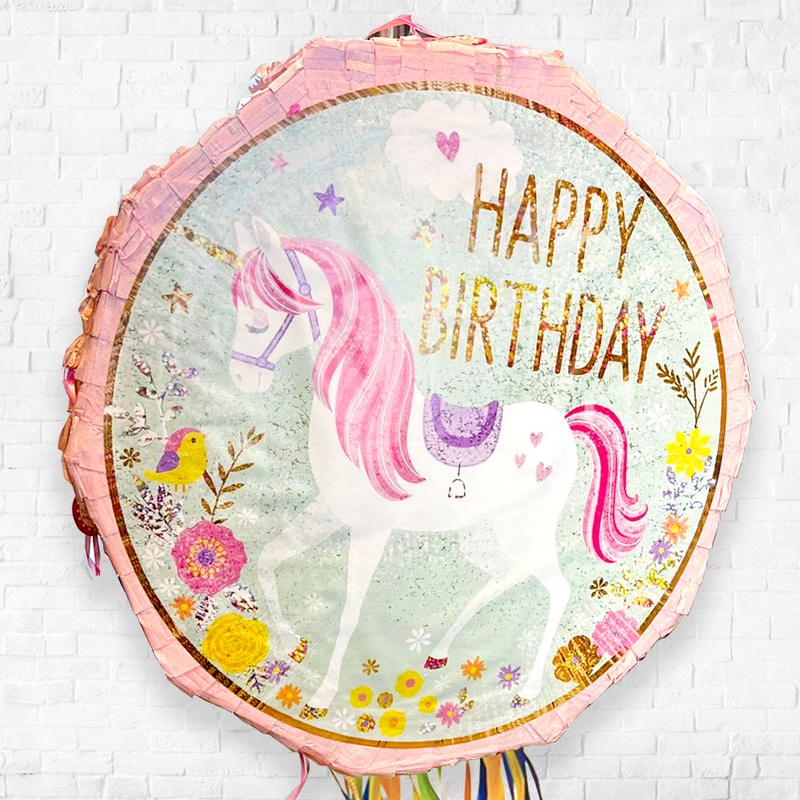 Unicorn Pull String Piata
