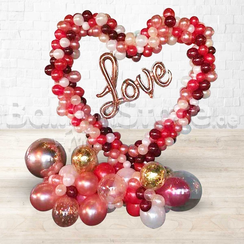 1meter Heart Sculpture  - Balloon Arrangement PRE-ORDER 1DAY In Advance