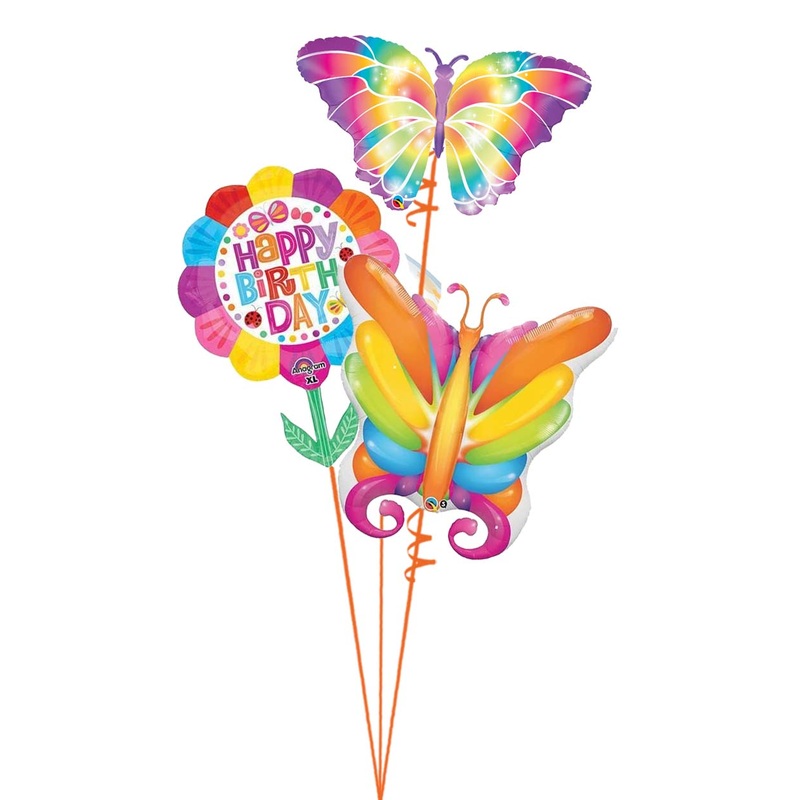 Brilliant Birthday balloons all Super Jumbo's