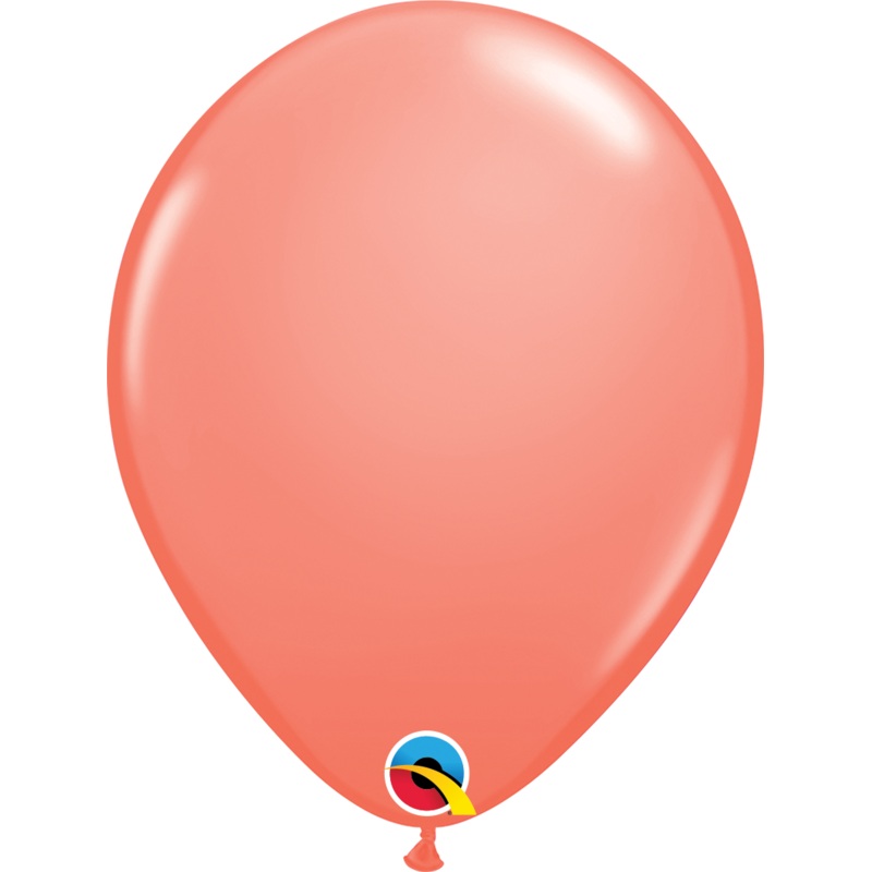 Coral Latex Balloon - Qualatex
