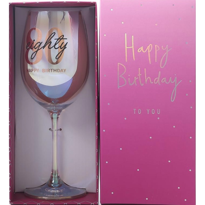 Iridescent Wine Glass: 80