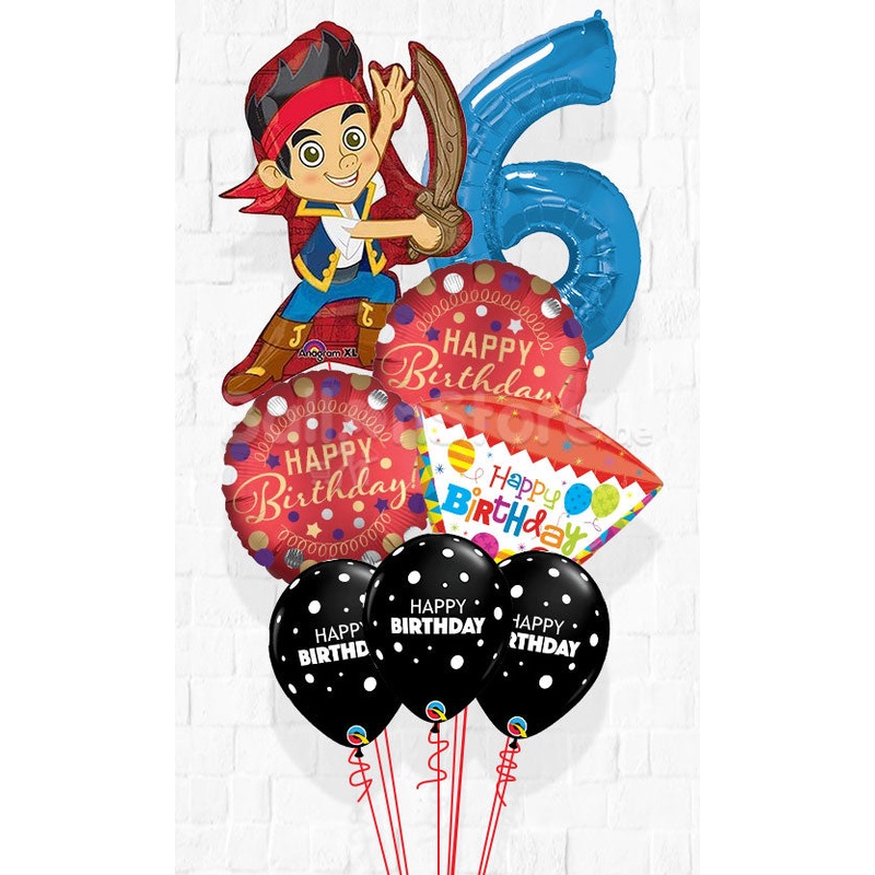 Jake and the Never Land Pirates Pose Balloon Bouquet