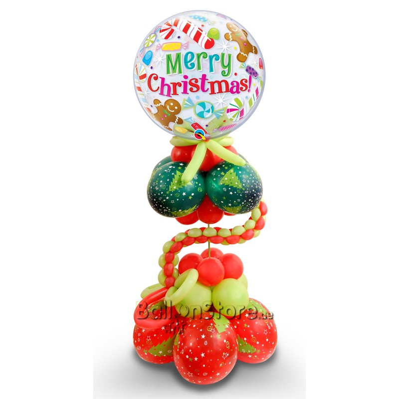 Merry Christmas Balloon stand
