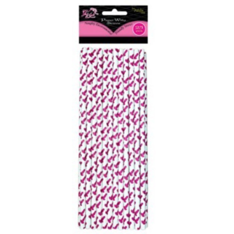 Paper Willy Straws Pk25