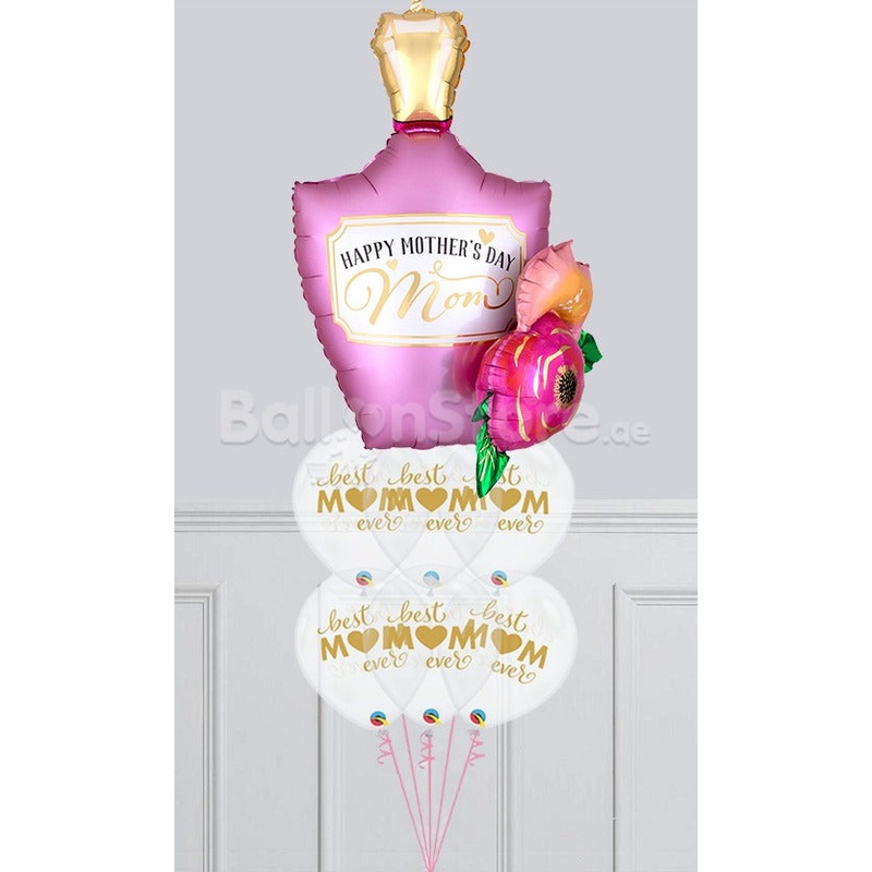 Perfume Bottle Garland Satin Simply Best M(Heart)M Mother's Bouquet