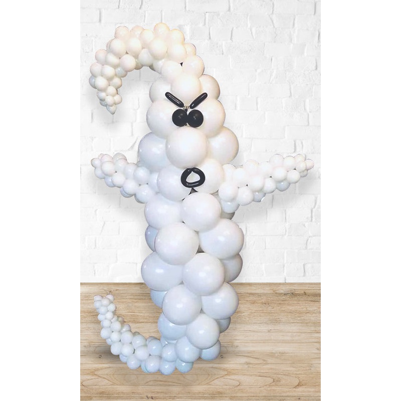Spooky Creepy Ghost Balloon Standee - Halloween Decor