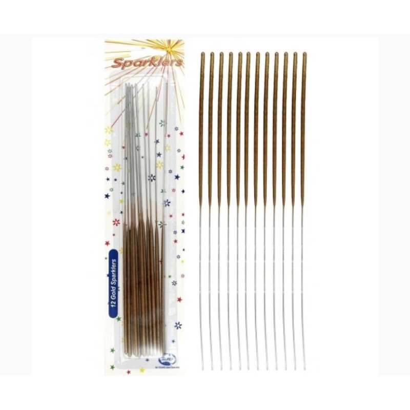 25cm Gold Sparklers