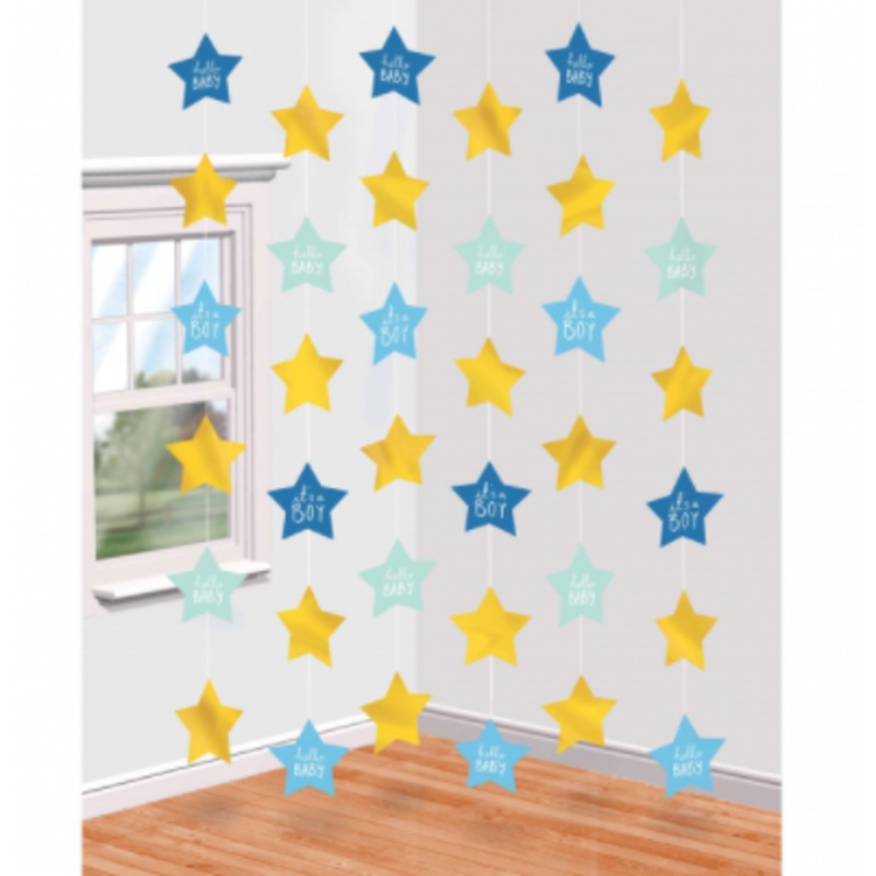 Hanging String Decoration Hello Baby Boy