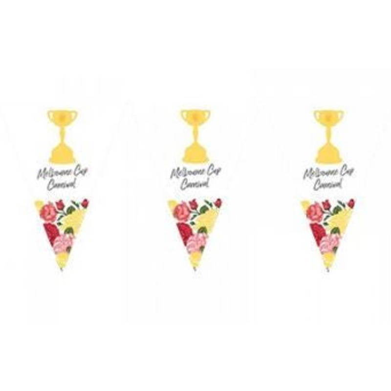 Melbourne Cup Pennant Banner Bunting