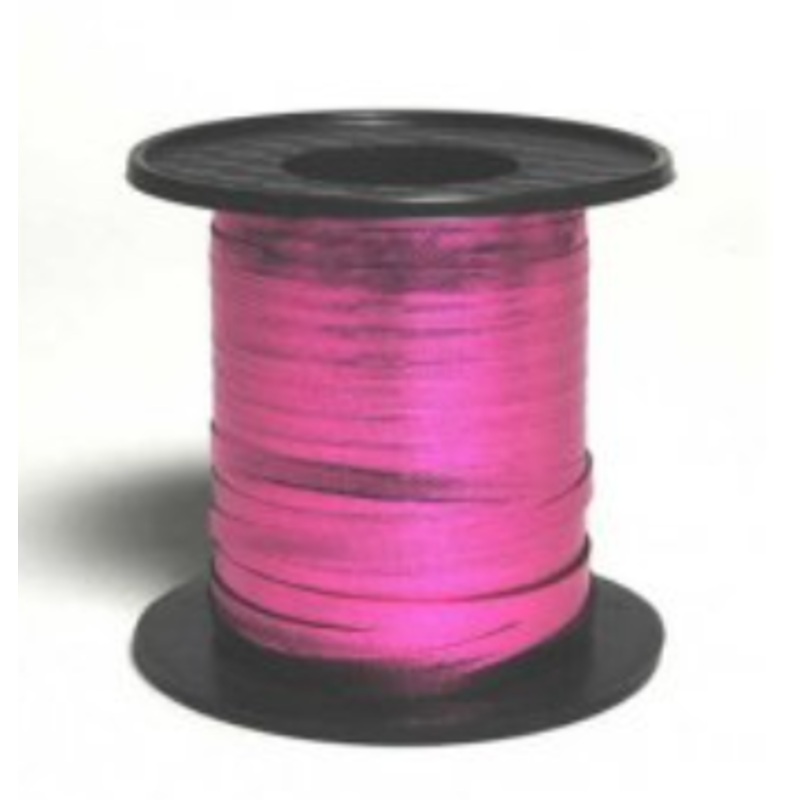 Metallic Curling Ribbon Hot Pink 225m
