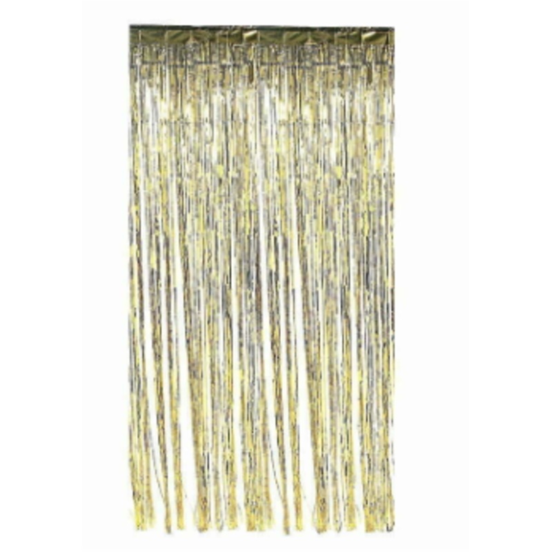Metallic Foil Curtain Gold 1mx2m